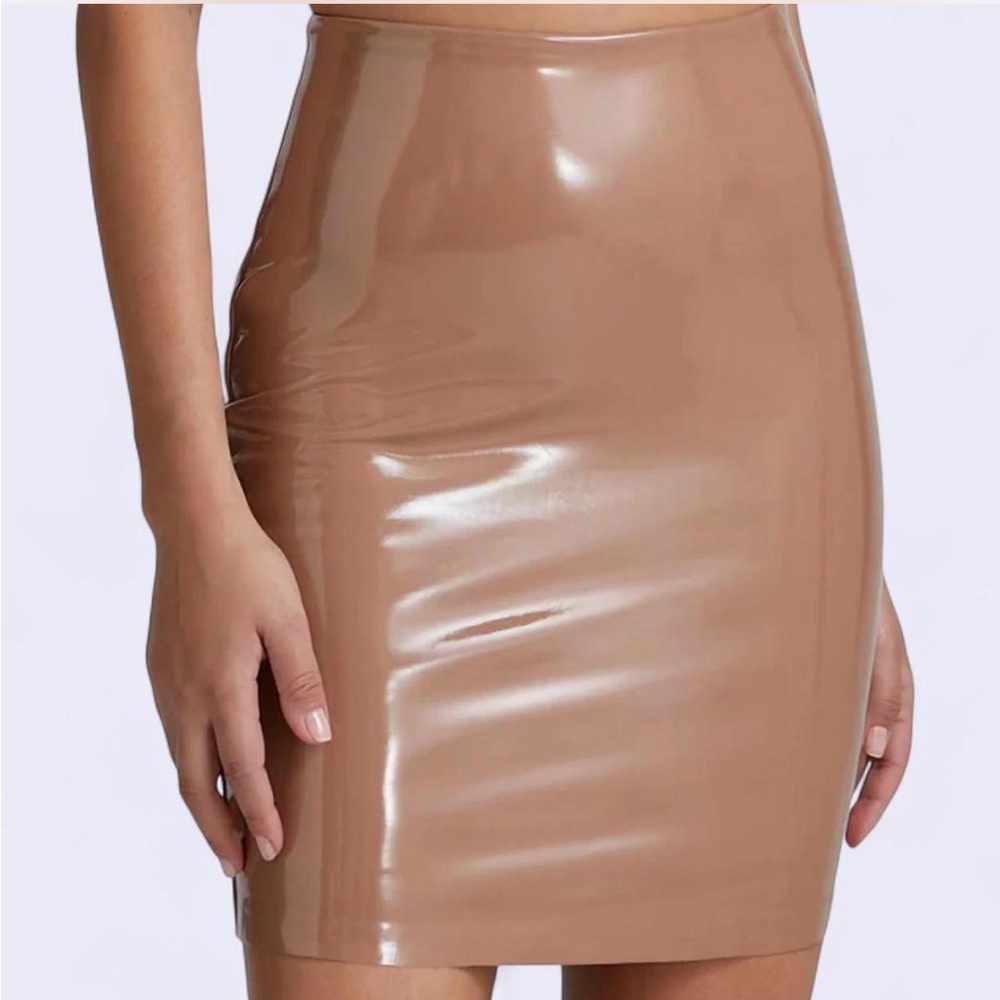 Cocoa faux leather mini skirt NEW with tags (was $98)